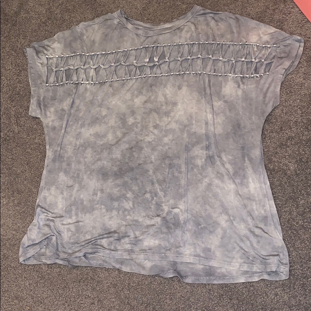 Tie Dye Shirt with Knotted Detailing